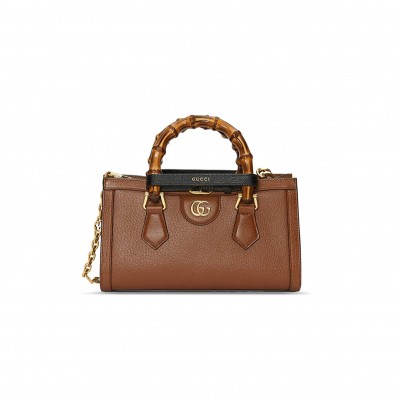 GUCCI DIANA BAMBOO SMALL SHOULDER BAG 735153 (27*15.5*11cm)